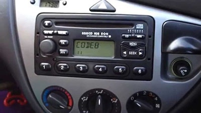 enter honda  radio code