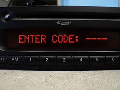enter mercedes b class radio code