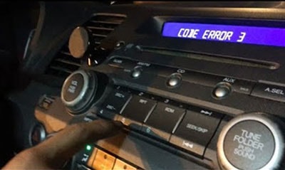 enter ford  radio code