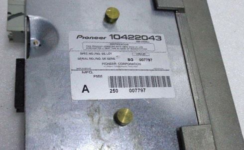pontiac serial number