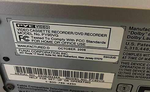 pye radio serial number
